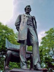 Abraham Lincoln The Man monument statue in Lincoln Park Chicago