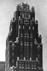 American Radiator Building upper stories detail Manhattan New York 1924