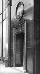 American Radiator Building store entrance detail in Manhattan, New York, designed by Raymond M. Hood