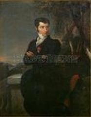 Portrait of Antoni Haretzky by Valentin Vankovich in Paris, 1830