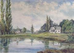 Birthplace of Adam Bernard Mickiewicz in Zaosie, 19th century Polish school