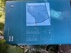 Main Gate Map Display at Adelaide Botanic Gardens North Terrace Entrance