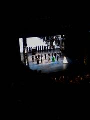 Scene from the opera The Stone Guest by Alexander Dargomyzhsky at the Bolshoi Theatre New Stage