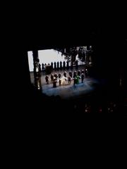 Scene from Alexander Dargomyzhsky's opera The Stone Guest at Bolshoi Theatre New Stage