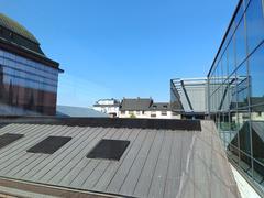 Exterior view of Kunsthalle Mannheim museum building in Germany
