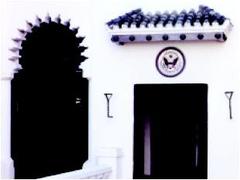 American Legation entrance in old medina of Tangier Morocco