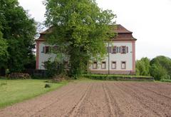 Exterior view of Schloss Großgründlach, a historic castle with traditional architecture