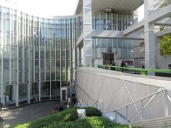 Nagoya City Art Museum modern building exterior in Sakae, Nagoya