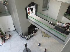 Interior of Nagoya City Art Museum during Aichi Triennale 2019