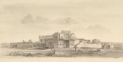 Interior view of Ahmednagar Fort showcasing historic architecture