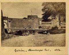Gateway of Ahmednagar Fort India 1882