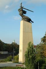 Monument of Nike of Warsaw dedicated to WWII heroes