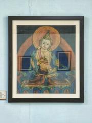 Painting of Tilopa Mahasiddha in pastel colors