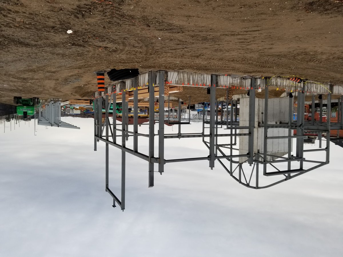 Barrie Allandale Transit Terminal under construction at Allandale Waterfront GO station in Barrie Ontario November 2024