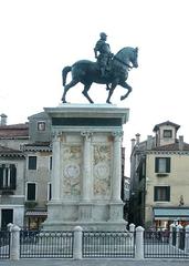 Statue of Bartolomeo Colleoni by Andrea del Verrocchio in Venice