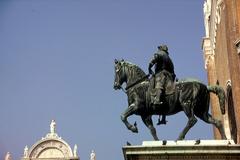 Equestrian statue of Bartolomeo Colleoni in Venice