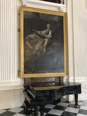 Portrait of Count Stanislas Potocki by Jacques-Louis David, 1781, displayed at Wilanow Palace in 2019