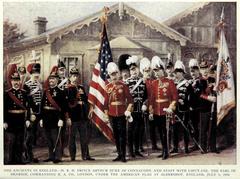 The Ancient and Honorable Artillery Company of Massachusetts with Prince Arthur, Duke of Connaught in 1896