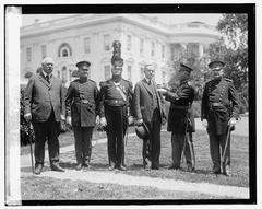 Coolidge with Ancient and Honorable Artillery Company on May 26, 1924