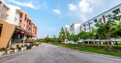 Student dormitory building at King Mongkut's University of Technology Thonburi Ratchaburi Campus