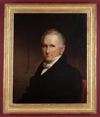 Self-portrait of Cephas Thompson painted in 1830 in oil on canvas