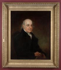 Portrait of Charles Folsom by William Edgar Marshall, American oil painting from 1865