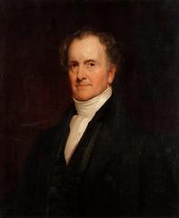 Portrait of Samuel Dorr in oil painting
