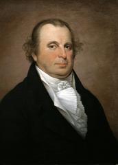 Portrait of Dr. Elisha Dick by Cephas Thompson in oil on canvas