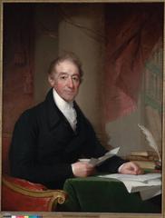 Portrait of James Perkins Jr. painted by Gilbert Stuart in 1822