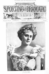 Sylvia Thorne in The Belle of Bohemia theatrical costume 1901