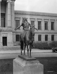 The Appeal to the Great Spirit sculpture by Cyrus E. Dallin in Boston, Massachusetts