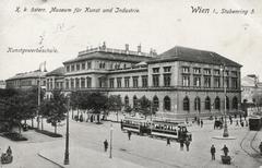 K.k. Museum für Kunst und Industrie with Kunstgewerbeschule building in Vienna