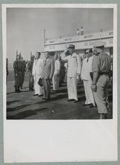Arrival of Mr. Huu, President of the Republic of South Vietnam at Tan Son Nhut Airfield on March 21, 1949