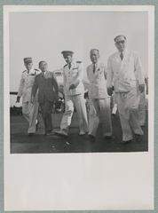 Arrival of Mr. Huu, President of the Republic of South Vietnam at Tan Son Nhut aerodrome on March 21, 1949