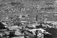 Historical view of downtown Tiflis (now Tbilisi) in the Russian Empire, 1900