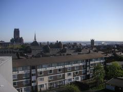 Liverpool skyline view from Liverpool Art & Design Academy