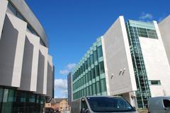 Exterior view of Liverpool Art and Design Academy building showcasing modern architectural design
