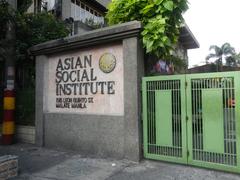 Asian Social Institute building at 1518 Leon Guinto Street, Malate, Manila on a corner along Pedro Gil Street