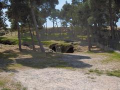 Ancient cisterns of Kadifekale in Izmir, Turkey, showcasing Roman and Byzantine architecture