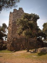 Watch tower of Kadifekale castle built by Lysimachos around 300 BC in Izmir, Turkey
