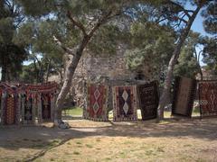 Traditional carpet weaving in Izmir, Turkey