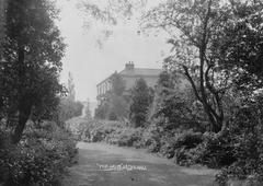 Aston Hall view along the main approach drive