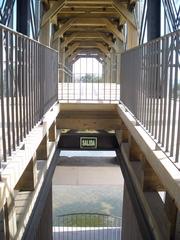 Centro Ataria Interpretation Center of Salburua Wetlands in Vitoria-Gasteiz with wooden visitor pathways and natural wetland scenery