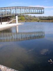Centro Ataria wetland interpretation center and Salburua ponds in Vitoria-Gasteiz