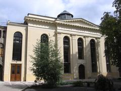 White Stork Synagogue exterior in Wrocław with historic architecture