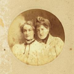 Portrait of Winnie Brotherton and Frances Hodgkins taken in Melbourne Australia 1901