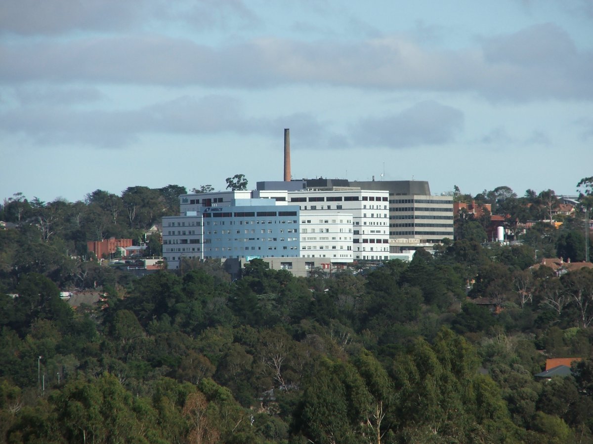 Austin Hospital building in Melbourne Australia