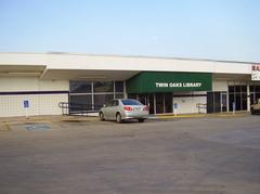 Twin Oaks Library exterior in Austin Texas