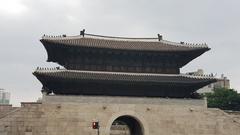Heunginjimun Gate in Seoul, South Korea in 2020