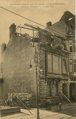 Avenue Adolphe in Luxembourg after the June 18, 1916 bombardment